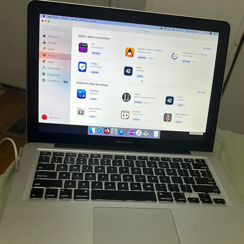 Apple Silver MacBook Sleek Design Laptop